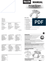 Tanita BC-533 Manual PDF