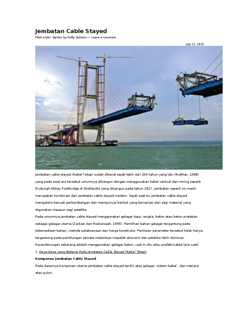 Jembatan Cable Geologi | PDF