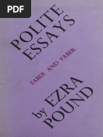 Ezra Pound - Polite Essays-Faber (1937) PDF