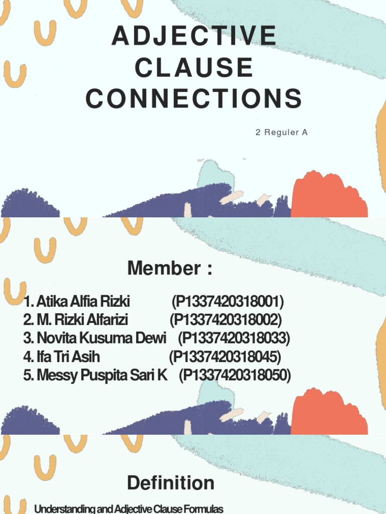 Adjective Clause Connector | PDF | Adjective | Noun