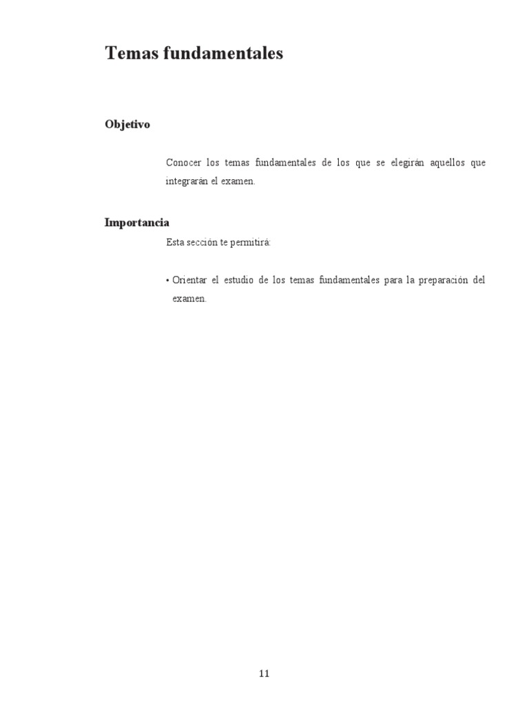 Temas Fundamentales PDF | PDF