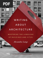 Writing About Architecture - Intro - Traduzido