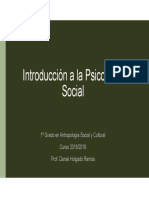 Tema 0. Introducción A La Psicología Social