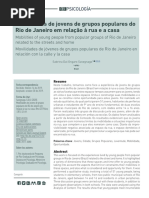 Mobilidades de jovens de grupos populares do Rio de Janeiro em relação à rua e a casa