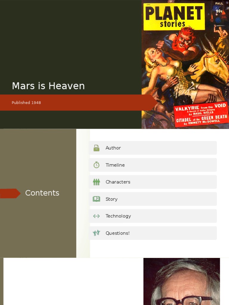 Mars Is Heaven PDF Telepathy Mars