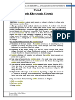 BSC Electronics Unit-1