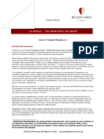 La Moral Una Respuesta de Amor P. Gonzalo Miranda