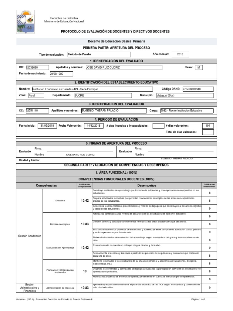 Evaluacion Docentes en Periodo de Prueba Protocolo II (185,92032660,1 ...