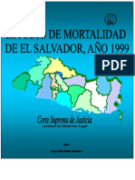 Anuario Estadistico Homicidios El Salvador Año 1999 PDF