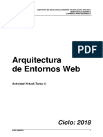 2018 - 01 Arquitectura de Entornos Web (1802) - Tarea 1 PDF