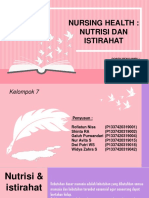 Nutrisi Dan Istirahat Kel 7