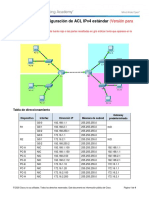 4.1.3.5 Packet Tracer - Configure Standard IPv4 ACLs - ILM