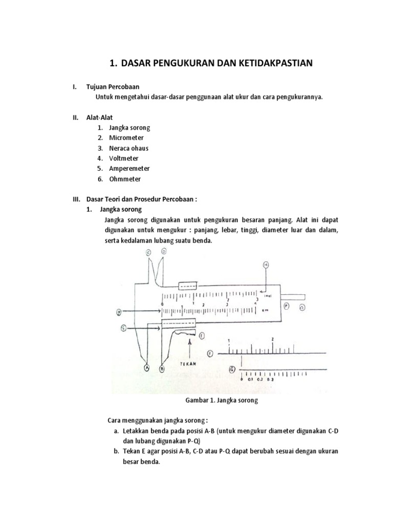 Use Modul Praktikum Fisika Dasar I 1 | PDF | Metode & Bahan Ajar ...