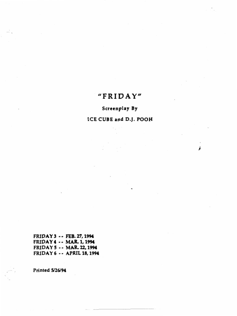 Friday 1995 PDF | PDF | Nature