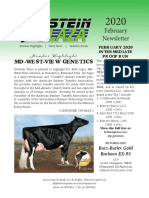 February Holstein Plaza Newsletter