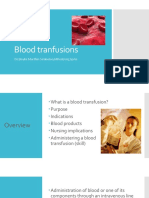 Blood Tranfusions