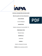 Tarea 1 de Gestión y Evaluación Curricular MGC-110