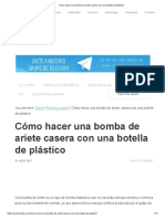 Cómo Hacer Una Bomba de Ariete Casera Con Una Botella de Plástico