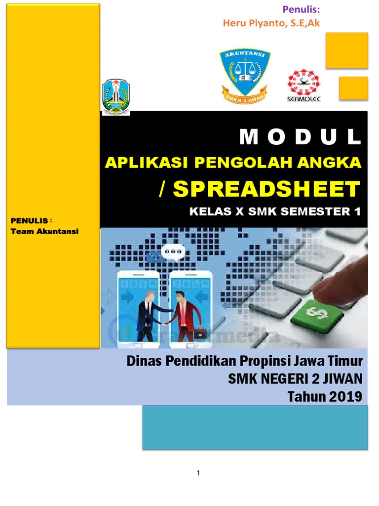 Modul Spreadsheet Kelas X SMK 2019 | PDF | Karier & Perkembangan | Bisnis