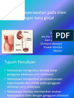 Urolitiasis - PPT Kel Edit Aris - PPT Versi 1
