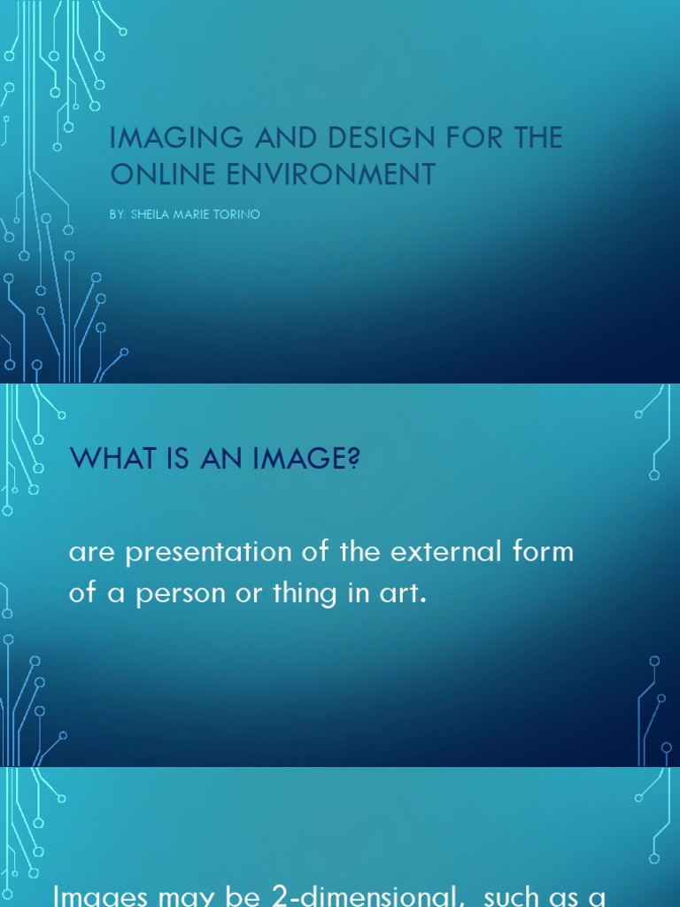 Imaging Design for Online Environments | PDF | Graphics | Graphic Design