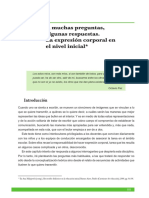 A Muchas Preguntas, Algunas Respuestas. La Expresión Corporal en El Nivel Inicial PDF