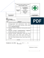 Daftar Tilik Pencegahan Resiko Jatuh Pasien Anak