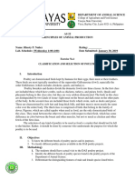 Lab Report 1.revised - Classification and Selection of Poultry 12