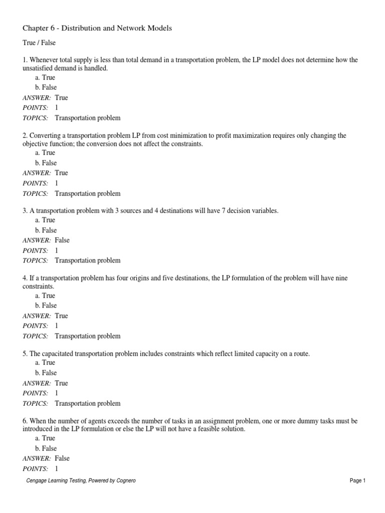 Distribution and Network Models Overview | PDF | Combinatorial ...