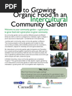 Download Guide to Growing Organic Food in a Community Garden - YMCA Vancouver Canada by Kalogeraki Douka SN44564246 doc pdf