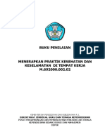 Buku Penilaian Menerapkan Praktik Kesehatan Dan Keselamatan Di Tempat Kerja