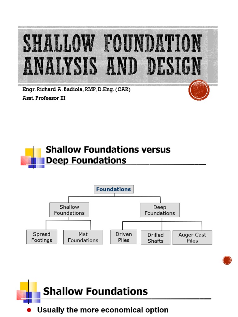 Shallow Foundation Analysis and Design - 7 PDF | PDF | Teaching Methods ...