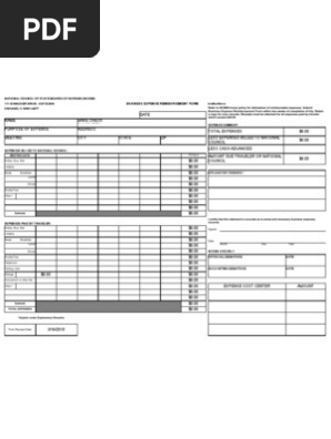 Travel Expense Form 031910