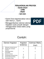 Teknik Penjadwalan Proyek