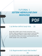 Tutorial 16a - Sistem Hidrologi Dan Manusia