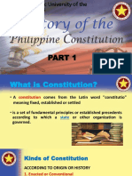 History of Phil. Constitution