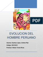 Evolucion Del Hombre Peruano