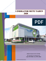 RSKM Padang Eye Center Kamus Indikator Mutu 2020