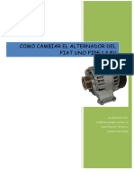 Como Cambiar El Alternador Del Fiat Uno PDF