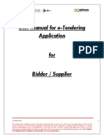 Bidder_User Manual eTender-BDL Revised