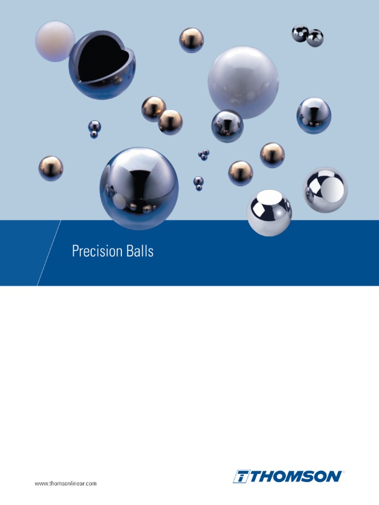 Thomson Precision Balls PDF Stainless Steel Steel