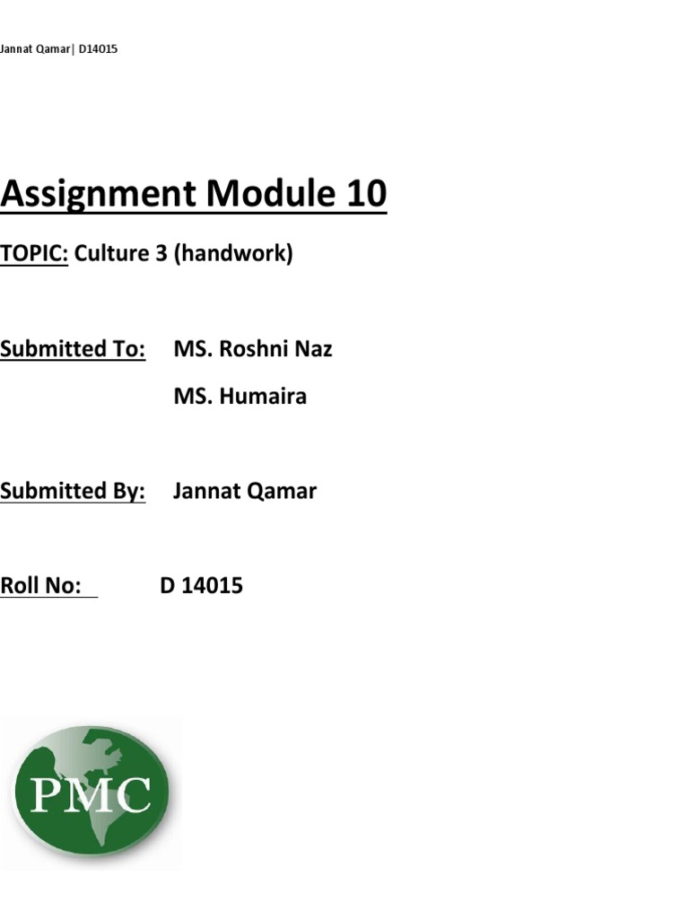 assignment module 10