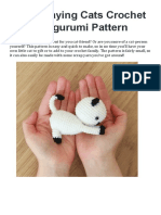 Free Playing Cats Crochet Amigurumi Pattern