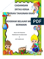 Kertas Kerja Belajar Melalui Bermain (GTK)