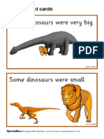 Dinosaur Fact Cards