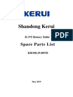 04 Spare parts list
