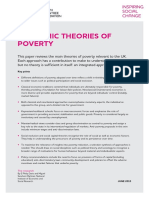 Economic Theories of Poverty: An Integrated Approach