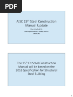 AISC 360-16 Connection Design Guidelines | PDF | Technology & Engineering
