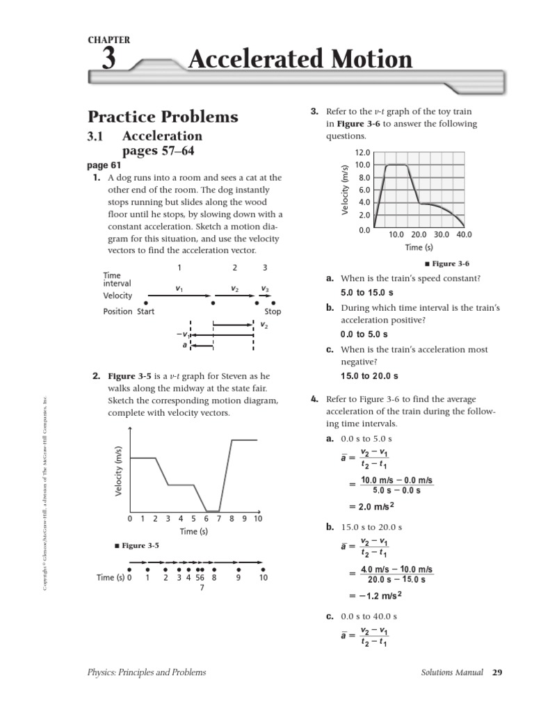 3 Text Solutions Acceleration Velocity