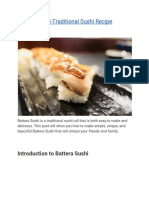 Battera Sushi-Traditional Sushi Recipe